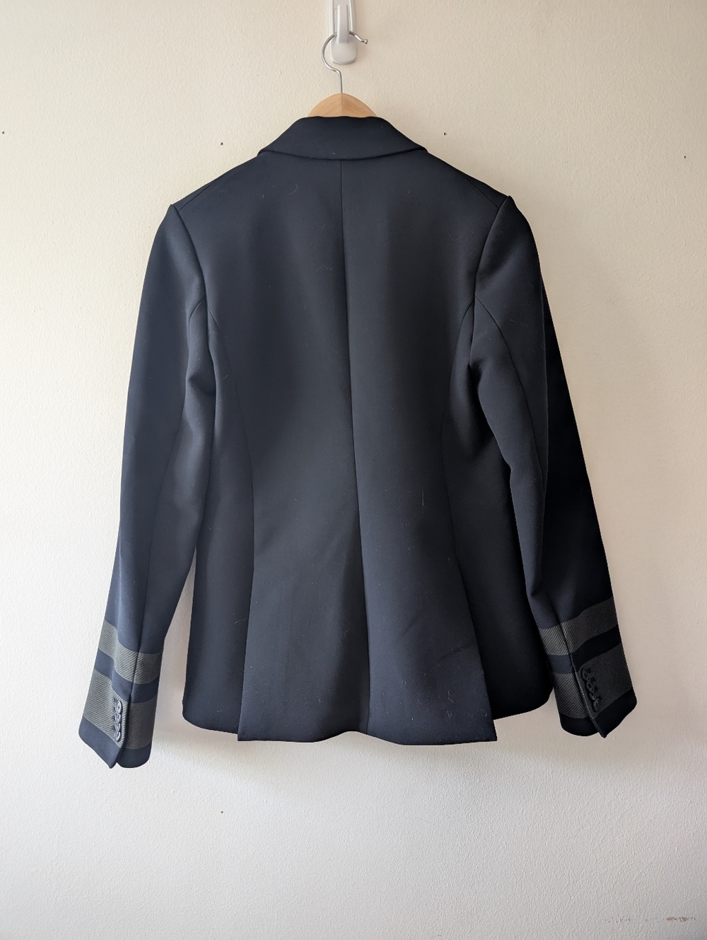 NWOT Veronica Beard Classic Dickey Jacket Blazer Striped Sleeves Size 4 - Picture 8 of 13